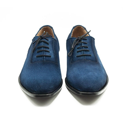 Lace Up Suede Oxford Leather Shoes