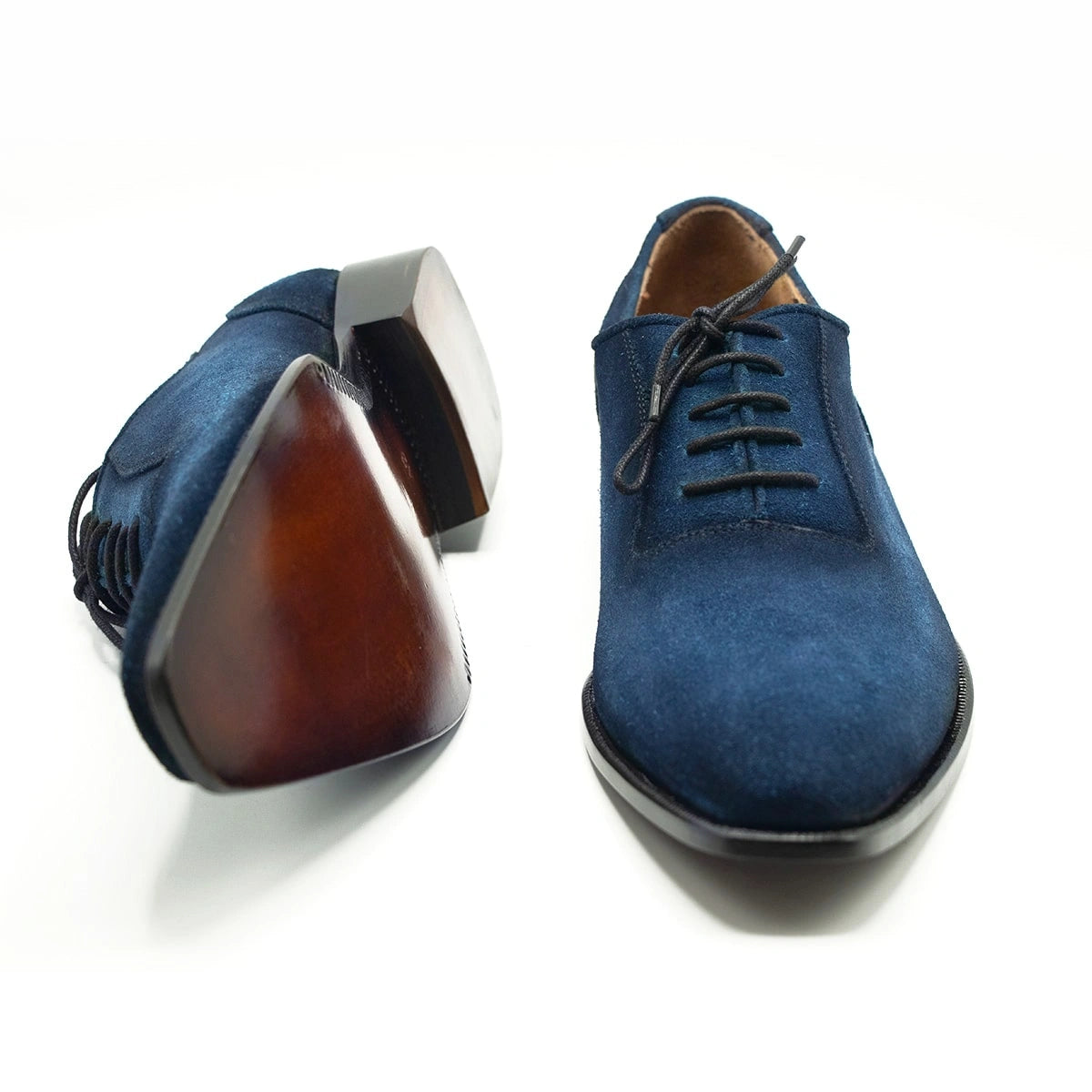 Lace Up Suede Oxford Leather Shoes