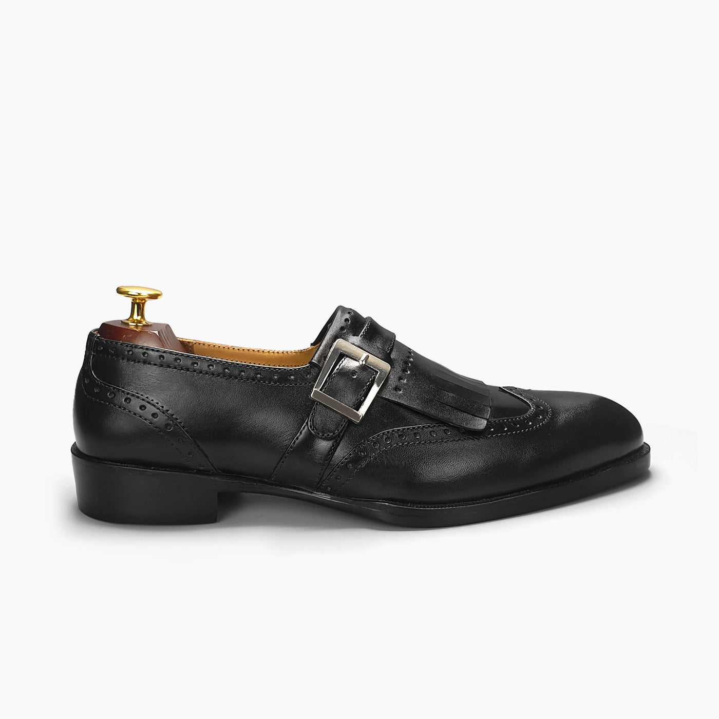 Crown Black Moccasin