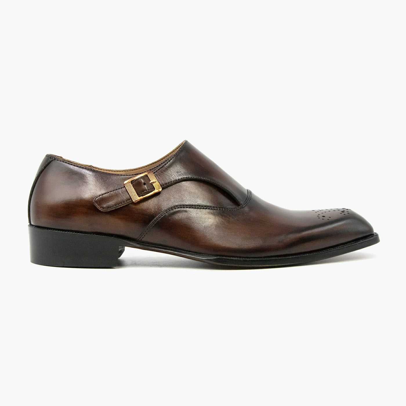 Single Strap Monk Leather Shoes