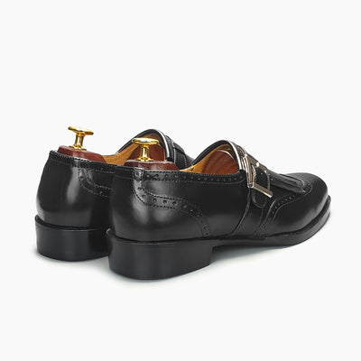 Crown Black Moccasin