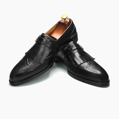 Crown Black Moccasin