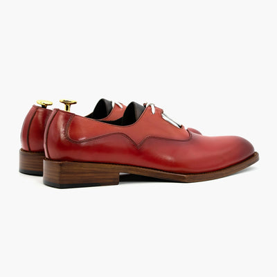 Low Heel Round Toe Classic Oxford Leather Shoes