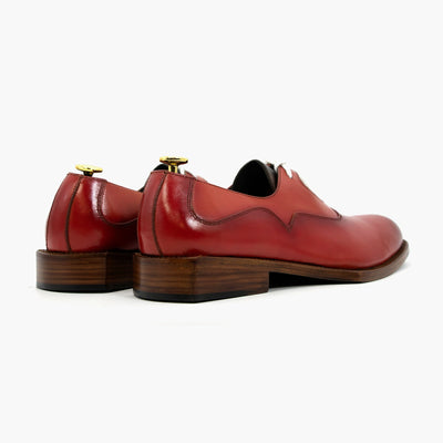 Low Heel Round Toe Classic Oxford Leather Shoes