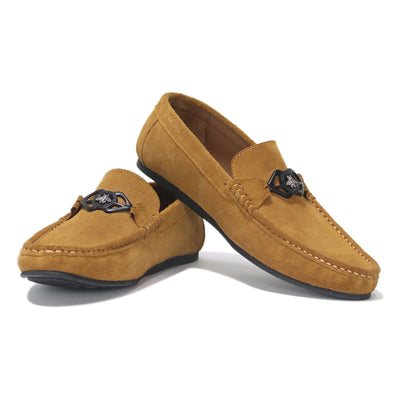 Brown Suede Driver Loafer